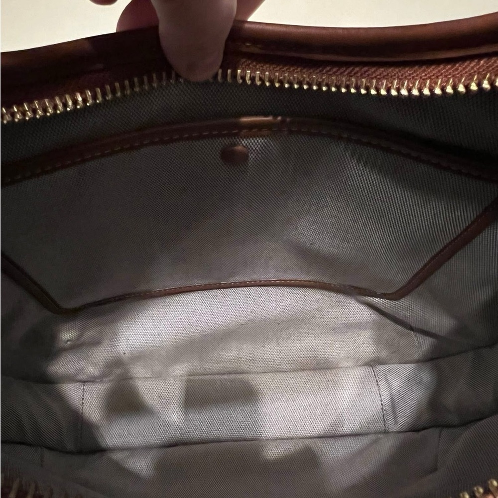 Coach Ergo 33 Glovetanned Leather Brass/1941 Saddle Large Shoulder/Hobo Bag - Picture 10 of 12